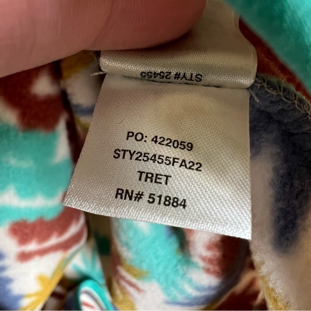 Patagonia Lightweight Synchilla Fleece Tree Pattern Snap-T Pullover Adult Medium - Picture 9 of 12